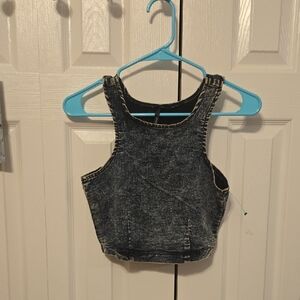 Denim Crop Top